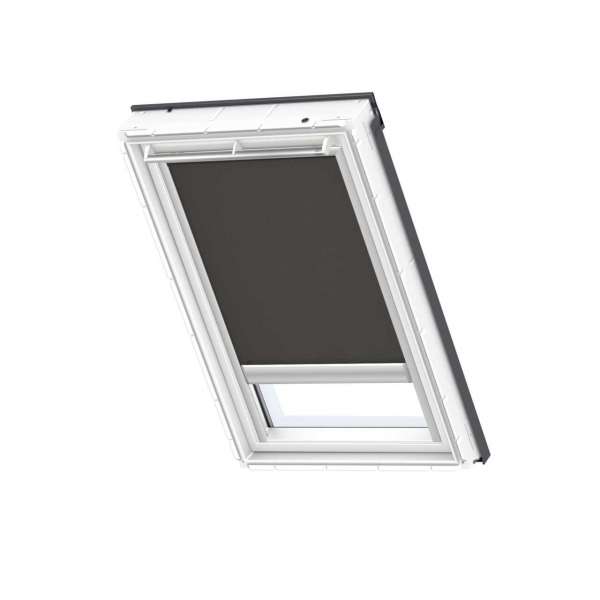 Velux fényáteresztő roló - napelemes működtetésű (RSL), szálcsiszolt alumínium vezetősínekkel