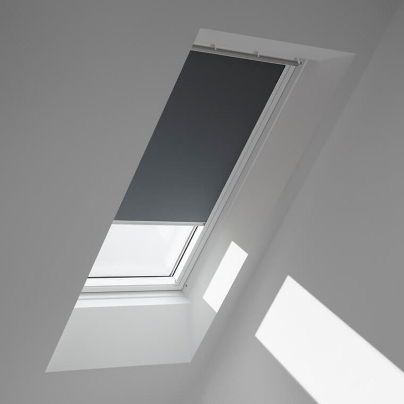 Velux DKY fényzáró roló szálcsiszolt alumínium vezetősínekkel